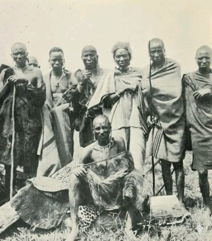 Historical Nandi men photograph